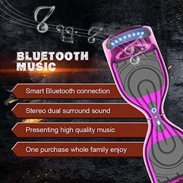 Hoverboard Certified HS2.01 Bluetooth Flash Wheel with LED Light Self Balancing Wheel Electric Scooter
