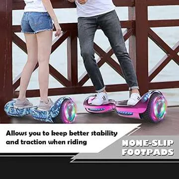 Hoverboard Certified HS2.01 Bluetooth Flash Wheel with LED Light Self Balancing Wheel Electric Scooter