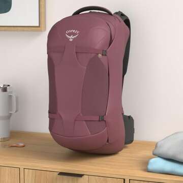 Osprey Fairview 55L Women's Travel Backpack, Zircon Red