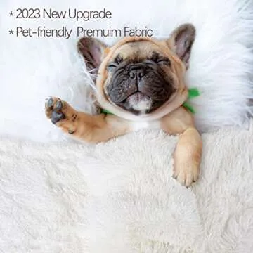 BENRON Cozy Reversible Dog Blanket - Soft and Washable 30x40