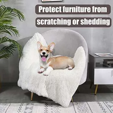 BENRON Cozy Reversible Dog Blanket - Soft and Washable 30x40