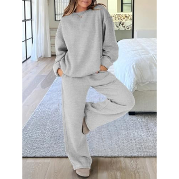 Stylish Caracilia Women's Fleece Lounge Set for Comfort