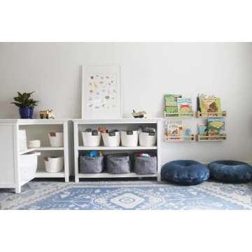 8 Pack Metal Bin Labels Clip On | Basket Labels Clip On Labels for Storage Bins | Pantry Labels | The Home Edit Labels | Chalkboard Labels for Storage Bins | Basket Tags w/Bonus Stickers+Chalk Marker