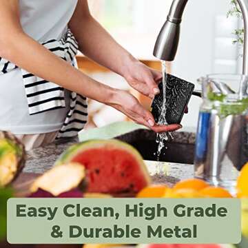 8 Pack Metal Bin Labels Clip On | Basket Labels Clip On Labels for Storage Bins | Pantry Labels | The Home Edit Labels | Chalkboard Labels for Storage Bins | Basket Tags w/Bonus Stickers+Chalk Marker