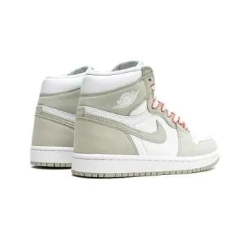 Nike Women's Air Jordan 1 High OG WMNS Seafoam, Seafoam/Healing Orange/White, 9W, 9