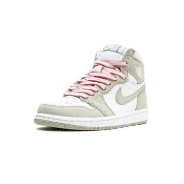 Nike Women's Air Jordan 1 High OG WMNS Seafoam, Seafoam/Healing Orange/White, 9W, 9