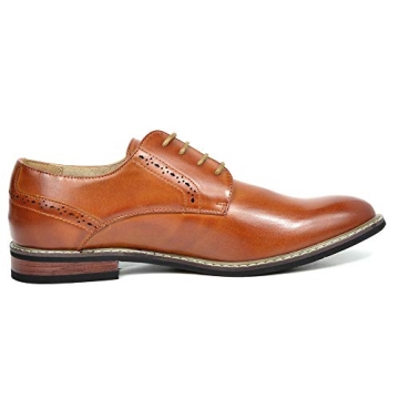 Bruno Marc Men's Brown Dress Oxford Shoes - Comfortable & Stylish