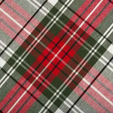 DII Tartan Plaid Collection Holiday Dining Table & Kitchen Décor, Square Christmas Tablecloth, 52x52, Red, Green & White