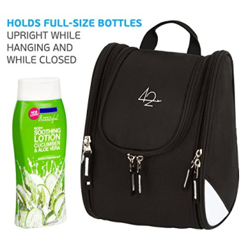 Large Travel Toiletry Bag with 17 Compartments – Water Resistant