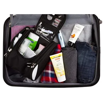 Large Travel Toiletry Bag with 17 Compartments – Water Resistant