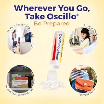 Boiron Oscillococcinum for Relief from Flu-Like Symptoms of Body Aches, Headache, Fever, Chills, and Fatigue - 12 Count