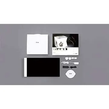 Foldio2 Plus (15inch Lightbox for Product Photography / 15" x 15" / Portable Studio, Dimmable LED Chips, CRI 97+, White & Black Background Sheets Included) by ORANGEMONKIE