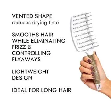 Ion Blowout Vent Brush - Effortless Hair Styling Tool