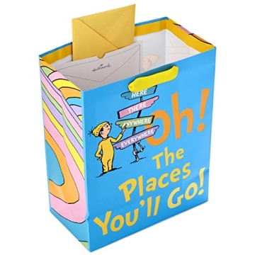 Hallmark Dr. Seuss Graduation Gift Bag with Card and Tissue