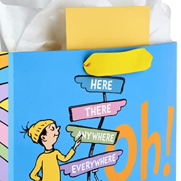 Hallmark Dr. Seuss Graduation Gift Bag with Card and Tissue