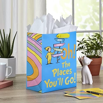 Hallmark Dr. Seuss Graduation Gift Bag with Card and Tissue