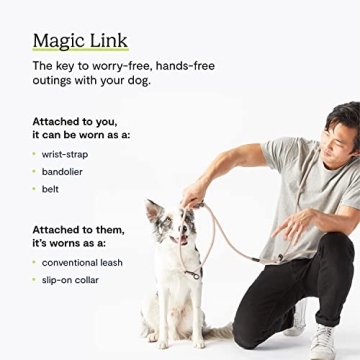 FABLE Magic Link Dog Leash - Hands-Free & Versatile Traveling