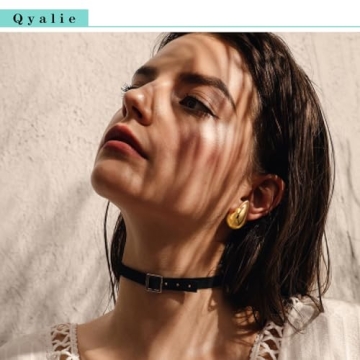 Chunky Gold Hoop Earrings Lightweight Women9s Jewelry