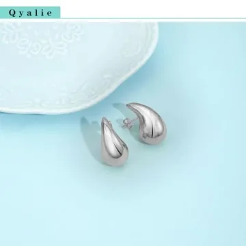 Chunky Gold Hoop Earrings Lightweight Women9s Jewelry