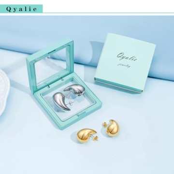 Chunky Gold Hoop Earrings Lightweight Women9s Jewelry