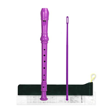Mr.Power Soprano Recorder C Key 8 Hole German Fingering Clarinet ABS Music Flute Present for Beginne...