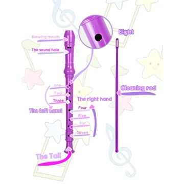 Mr.Power Soprano Recorder C Key Durable and Beginner Friendly