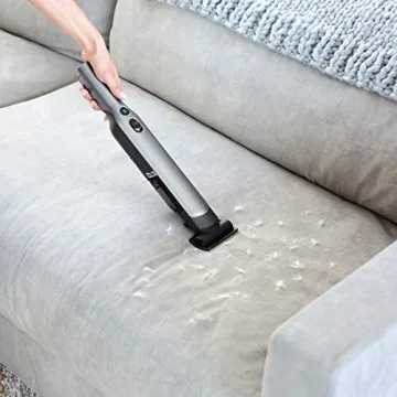 Shark WV201 WANDVAC Handheld Vacuum, Lightweight at 1.4 Pounds with Powerful Suction, Charging Dock, Single Touch Empty and Detachable Dust Cup,Graphite, Slate
