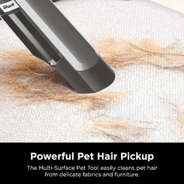 Shark WV201 WANDVAC Handheld Vacuum, Lightweight at 1.4 Pounds with Powerful Suction, Charging Dock, Single Touch Empty and Detachable Dust Cup,Graphite, Slate