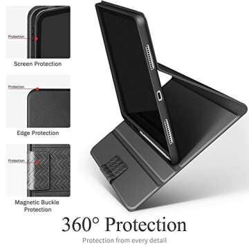 Stylish Vegan Leather iPad Air 3 & Pro 10.5 Case