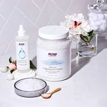 NOW Foods Solutions, Magnesium Topical Spray, from the Ancient Zechstein Seabed, Highly Concentrated, 8 Fl Oz (Pack of 1)