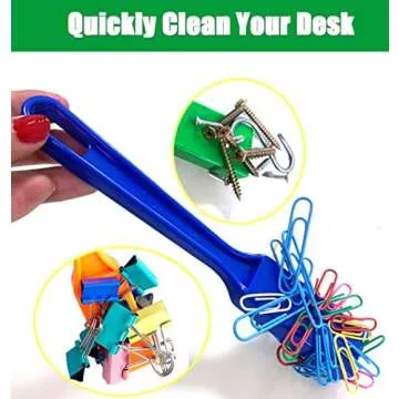 Dacefloy Magnetic Wands and Bingo Chips Set Magnet Wand 100 Multicolour Metal Ringed Discs Science STEM Kit Learning Accessories Family Game Night Tokens