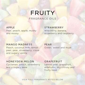 Fruity Essential Oils Set - Perfect for Candles & More