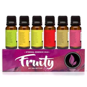 Fruity Essential Oils Set - Perfect for Candles & More