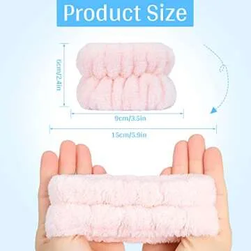 Xieklpwy Wristbands for Mess-Free Skincare Routine