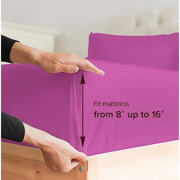 California King Size Sheet Set - 6 Piece Set - Hotel Luxury Bed Sheets - Extra Soft - Deep Pockets - Easy Fit - Breathable & Cooling - Wrinkle Free - Comfy - Pink Bed Sheets - Cali Kings Sheets