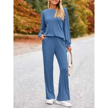 Stylish PRETTYGARDEN Women's 2 Piece Lounge Set - Cozy Comfort!