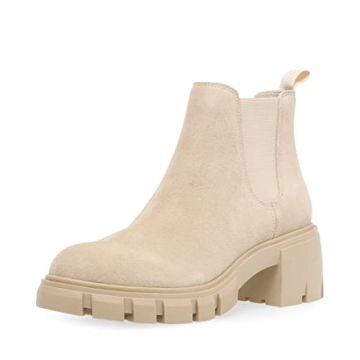 Steve Madden HOWLER Ankle Boot Sand Suede Comfortable Heel