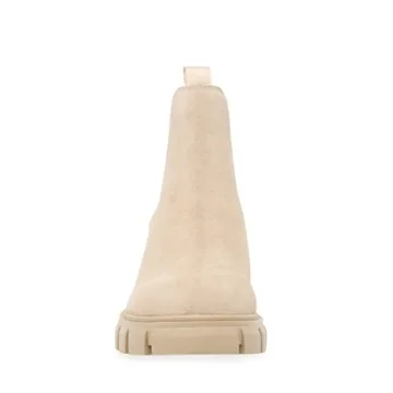 Steve Madden HOWLER Ankle Boot Sand Suede Comfortable Heel