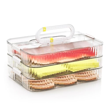 Moryimi Deli Meat Container for Fridge - Stackable & Organized Storage