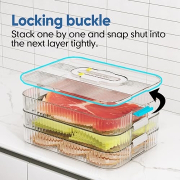 Moryimi Stackable Deli Meat Container for Organized Fridge