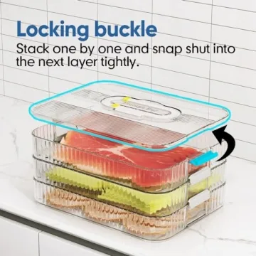 Moryimi Stackable Deli Meat Container for Organized Fridge
