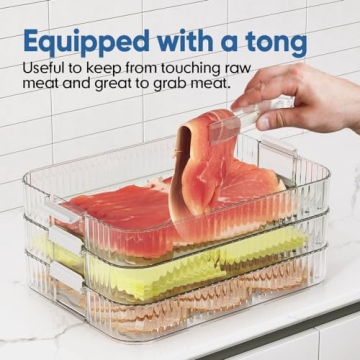 Moryimi Stackable Deli Meat Container for Organized Fridge