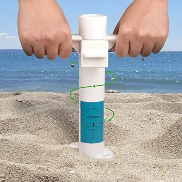 DUUDO Beach Umbrella Sand Anchor for Strong Winds