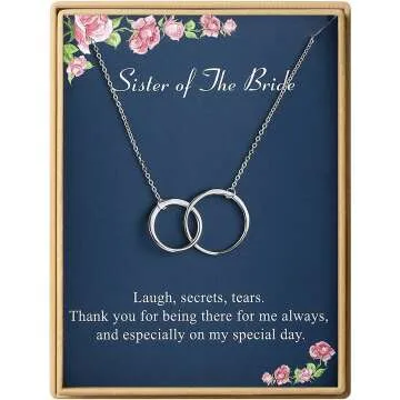 Sister Necklace in S925 Sterling Silver - Gift for Girls