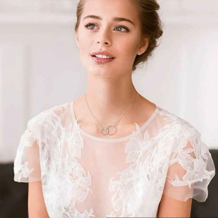 Sister Necklace in S925 Sterling Silver - Gift for Girls