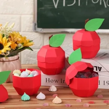 Harloon 24 Pack Apple Boxes for Gifts and Parties