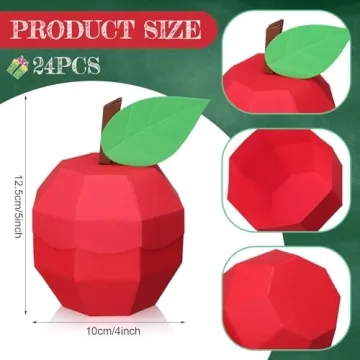 Harloon 24 Pack Apple Boxes for Gifts and Parties