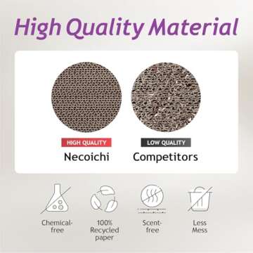 Necoichi Cat Scratcher Tower for All Cats Cozy and Stylish