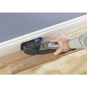 Dremel SM20-02 Saw-Max Tool Kit- 6 Amp- Small Compact Circular Power Saw with 4 Accessories and 2 Attachments- DIY Multi-Purpose Mini Hand Saw- Wood, Metal, Tile, Masonry, Flush & Plunge Cutter