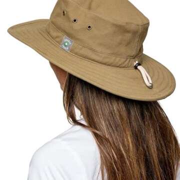 Insect Shield Men's Standard Brim Hat, Bark, One Size
